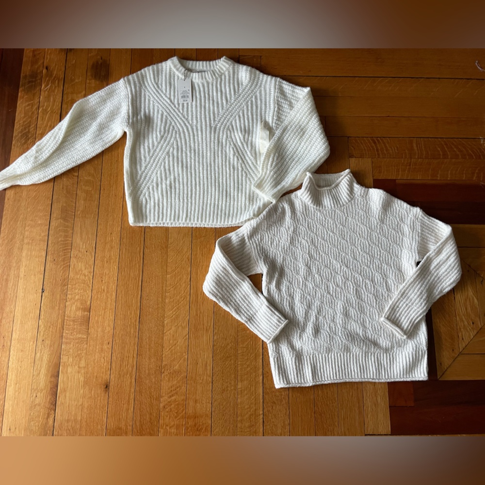 Cream/ White Sweaters Bundle! - image 1